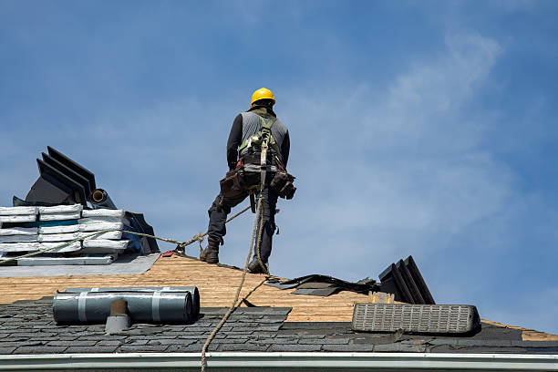 Professional Roof Installation technician working in Caldwell, TX